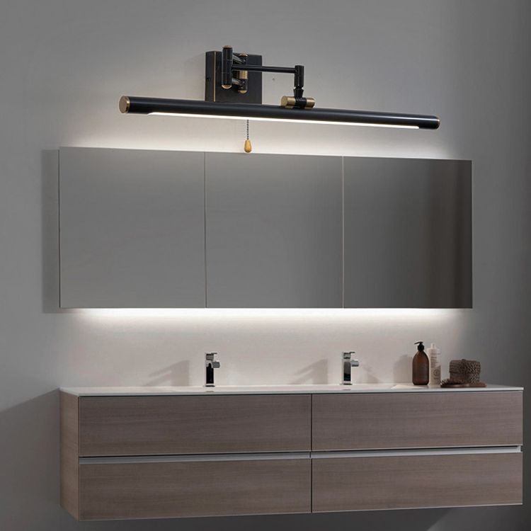Style minimaliste moderne à style cylindrique Vanity Lights Lights Copper Vanity Lighting For Salle