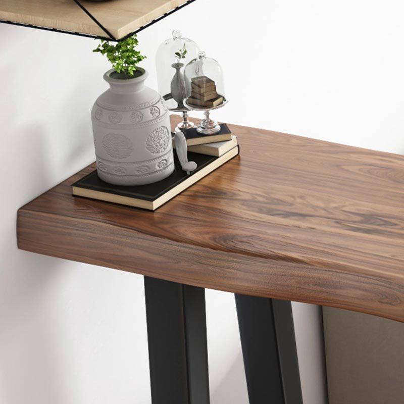Living Room Solid Wood Counter Wine Table Sled Modern Natural Bar Height Pub Table