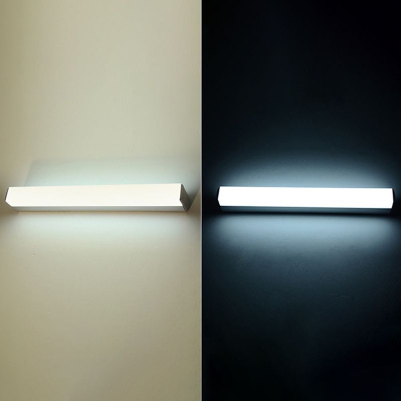 Modern Vanity Sconce Lights Silver 1-Light Wall Lighting Fixture for Bathroom
