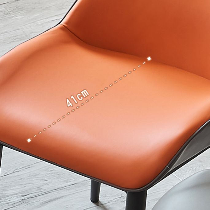 Dining Room Side Chairs Modern Faux Leather Kitchen Chair for Home