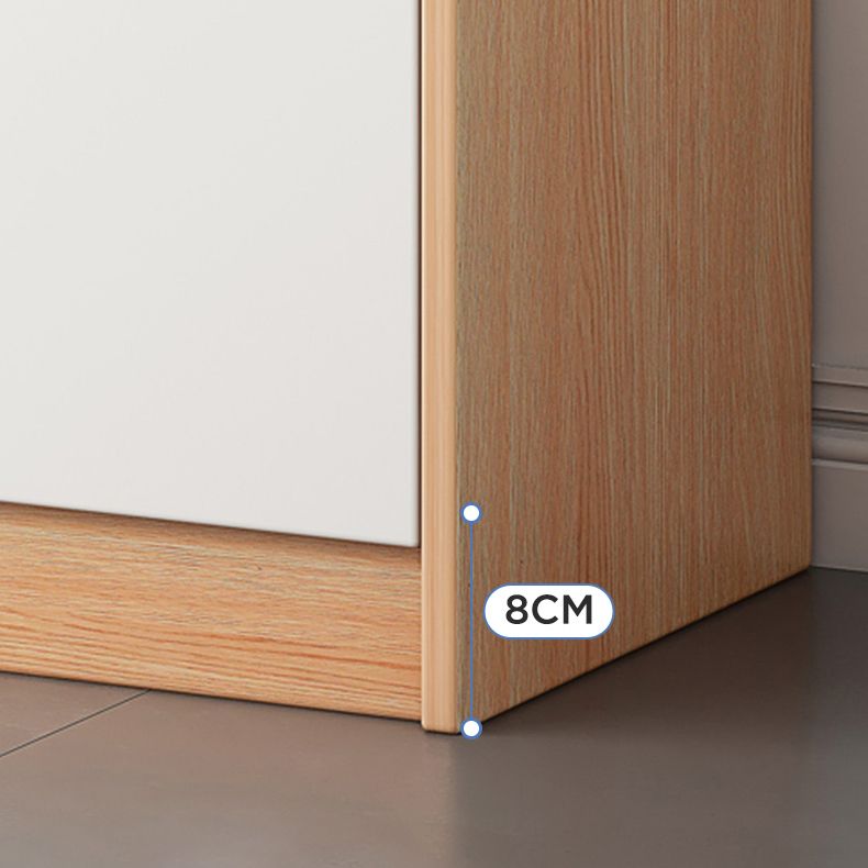 Modern Style Dining Server Engineered Wood Living Room Server with Doors