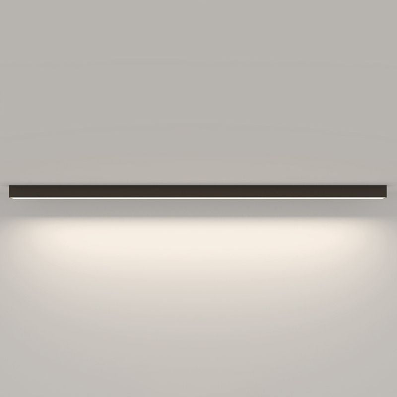 Lineaire inbouwverlichting Eenvoud Metaal zwarte afwerking Inbouw LED-licht voor slaapkamer
