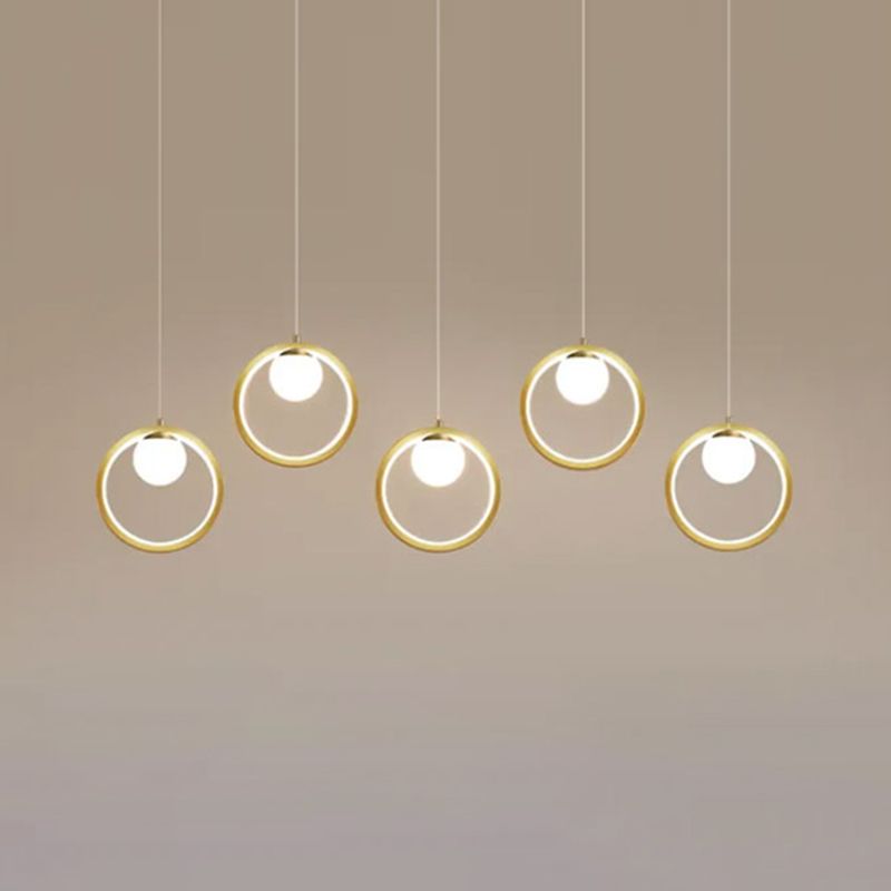 Linear Metal LED Island Light Fixture New Modern Spotlight Ceiling Pendant Light for Dining Room