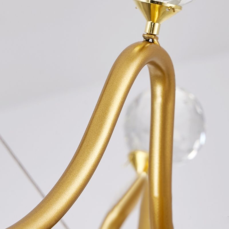 Camera da letto per bambini Luci a sospensione a sospensione Cristallo contemporaneo Lampade sospese