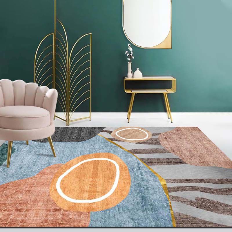 Modern marmeren look Tapijten Polyester Area Tapijt Non-slip achterste binnen Tapijt voor woonkamer