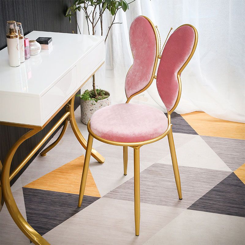 Chaises latérales de salle à manger à dos ouvert de style scandinave Chaises latérales tapissées