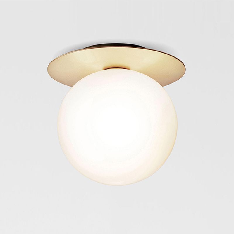 Plafonnier encastré à LED en verre contemporain, luminaire décoratif d'intérieur, idéal pour un couloir