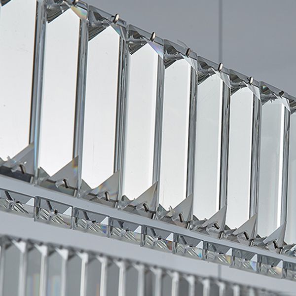 Linearer Anhänger Beleuchtung Kronleuchter Licht zeitgenössischer Anhänger Licht für Kücheninselkristall