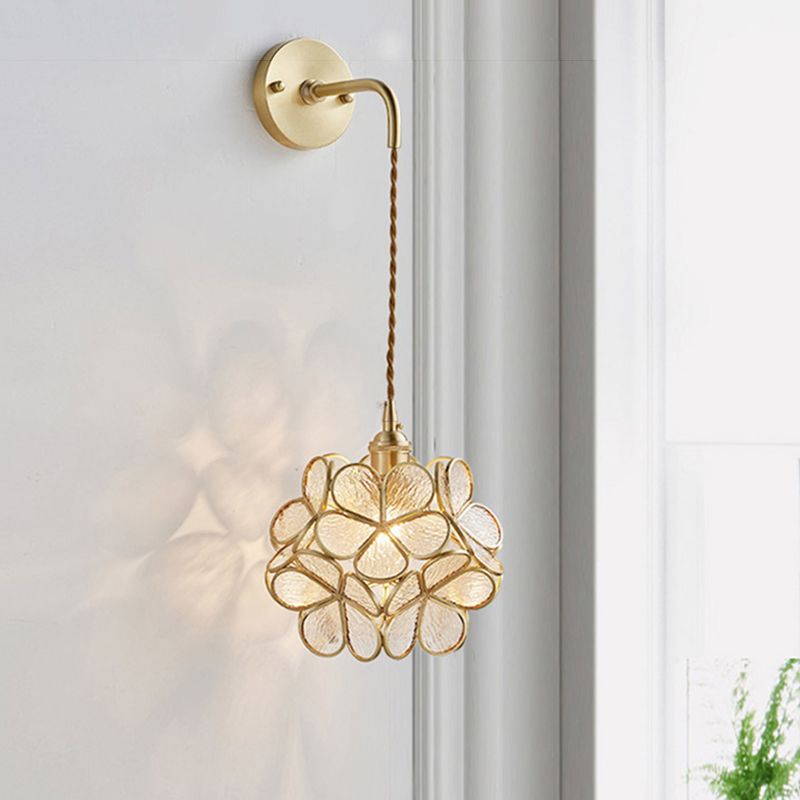 Brass Wall Sconce Nordic Minimalist Style Wall Light Sconces for Bedroom