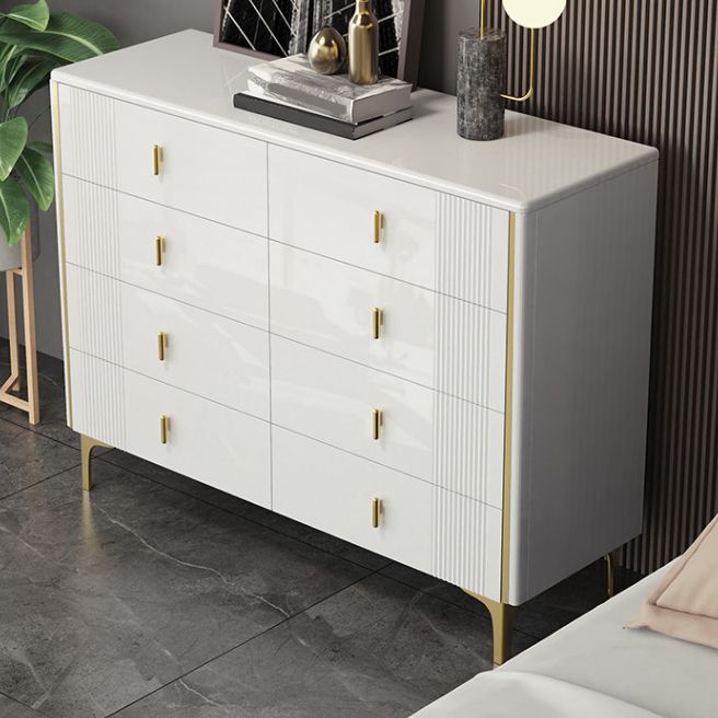 Classic Glam Storage Chest Manufactured Wood Dresser , 15.6 Inch Width