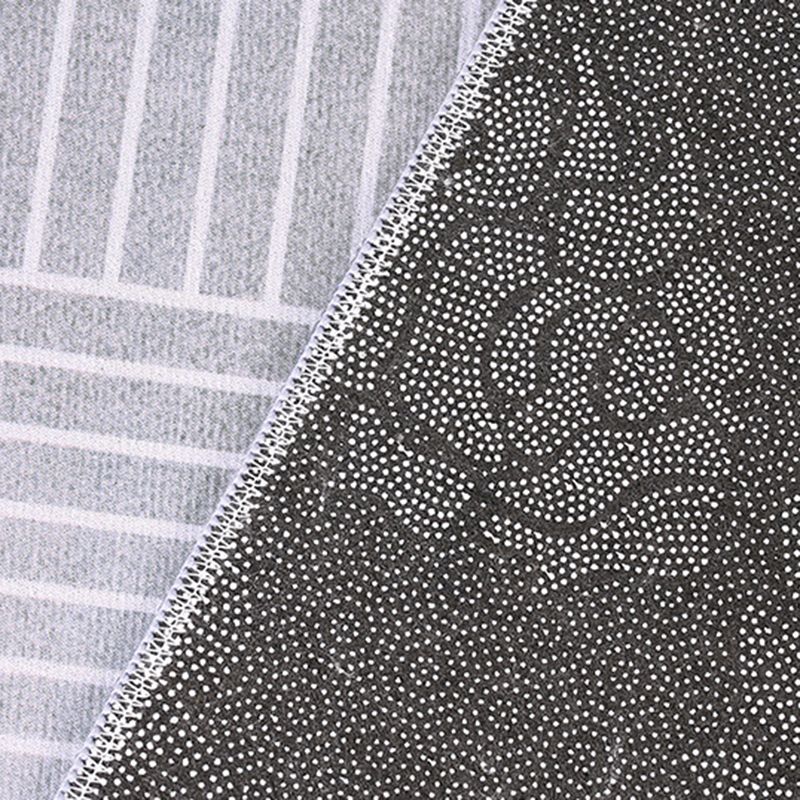 Multicolor Gingham Print Rug Polyester Carpet Trendy Anti-Slip Backing Indoor Rug for Living Room