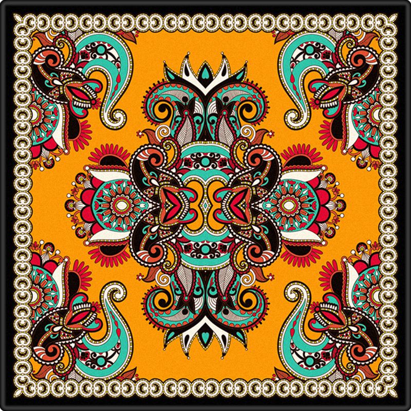 Leute Paisley gedruckter Teppich Multi-Farb-Oriental-Teppich Synthetikmaschinenwaschbar Färbung resistent
