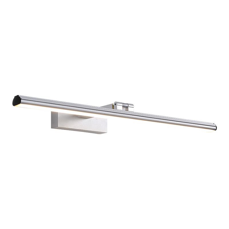 Aluminum Strip Mirror Light Modern Minimalist 1 Light Wall Sconce for Bathroom