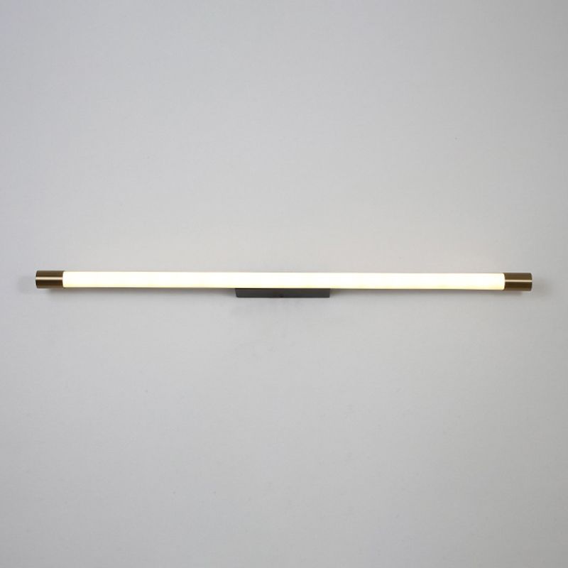 Contemporary Vanity Light Simple Linear Strip Mirror Lighting Fixtures for Restroom