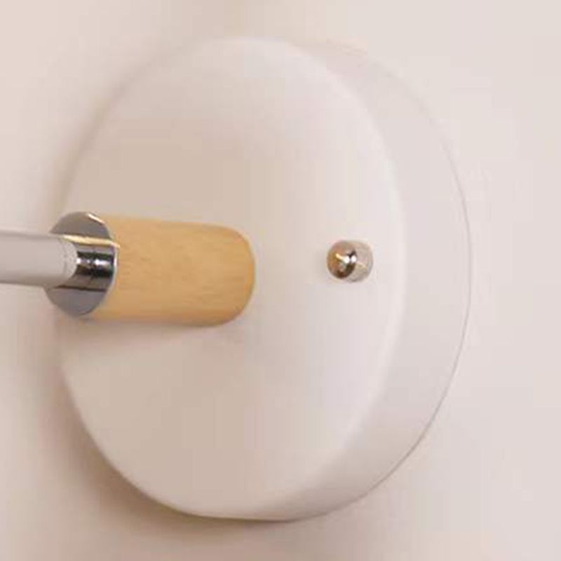 Illuminazione a parete cilindri in stile moderno metallo 1 lampada montata a parete per la testa