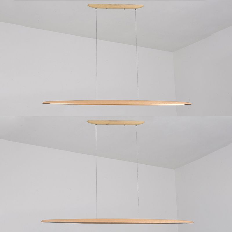 Modern Kitchen Pendant Lights Linear Island Lighting Pendant Chandelier in Metal