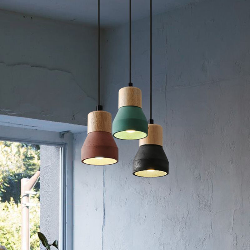 Ciment Bell Suspension Light Modern Style 1-Light Pendant Lightture pour salle à manger