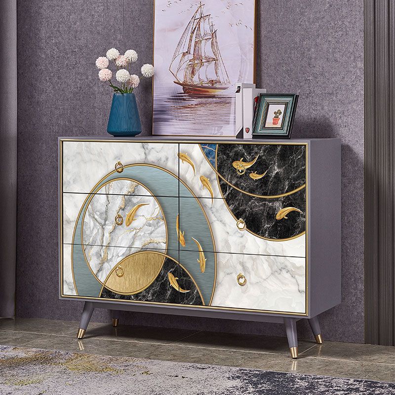 15.6-inch W Storage Chest Classic Glam Storage Chest Dresser