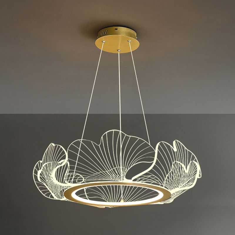 LED Chandelier Light Fixture Modern Simplicity Acrylic Pendant Lighting for Restaurant