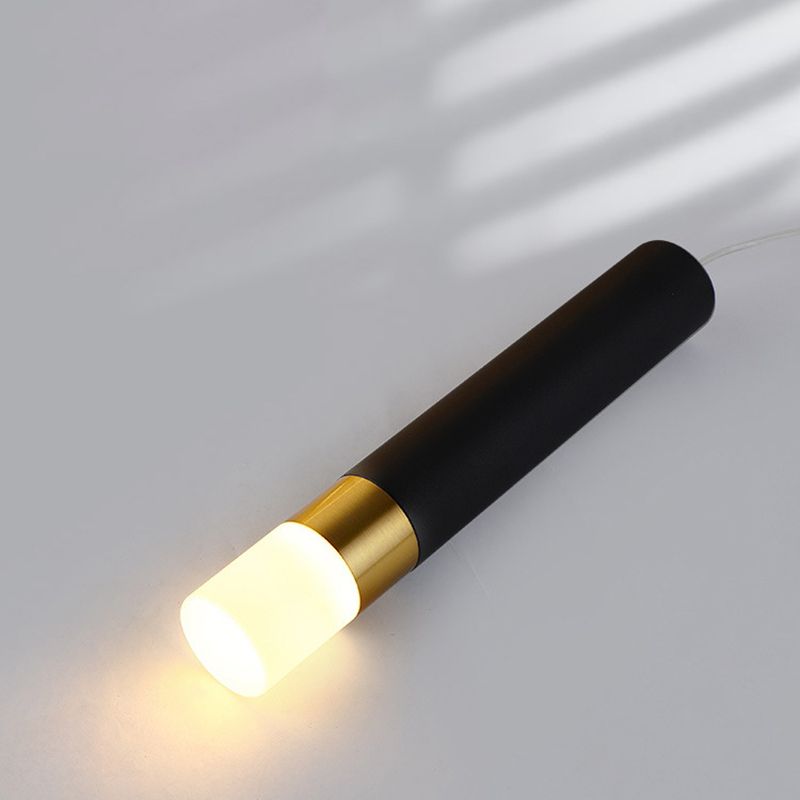 Modern 4-Light Black/Golden Ceiling Light Metal Kitchen Island Lighting for Dining Room