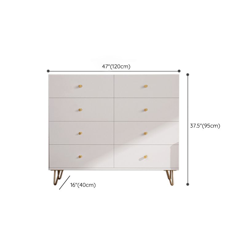 15.6-inch Width Glam Storage Chest Manufactured Wood Dresser