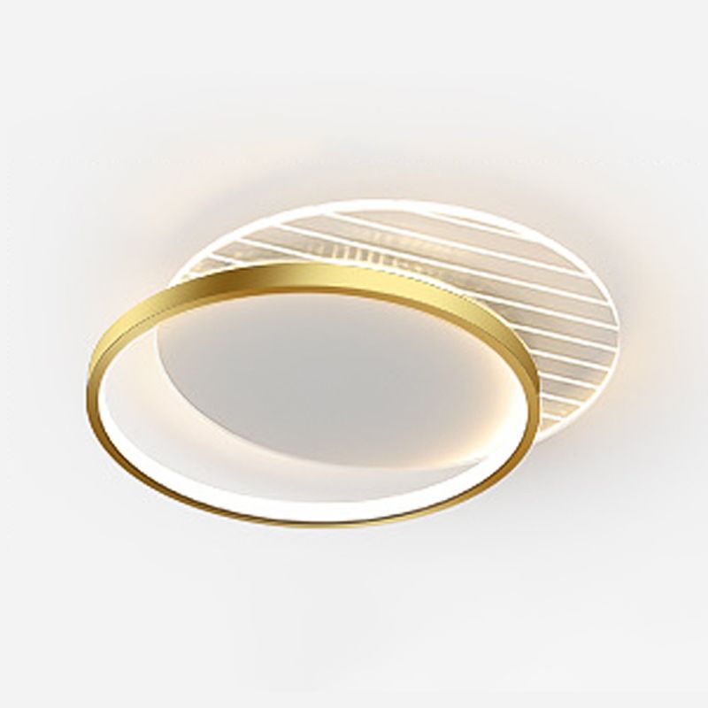 Plafonnier LED en forme de géométrie, Style Simple et moderne, en acrylique, pour salon