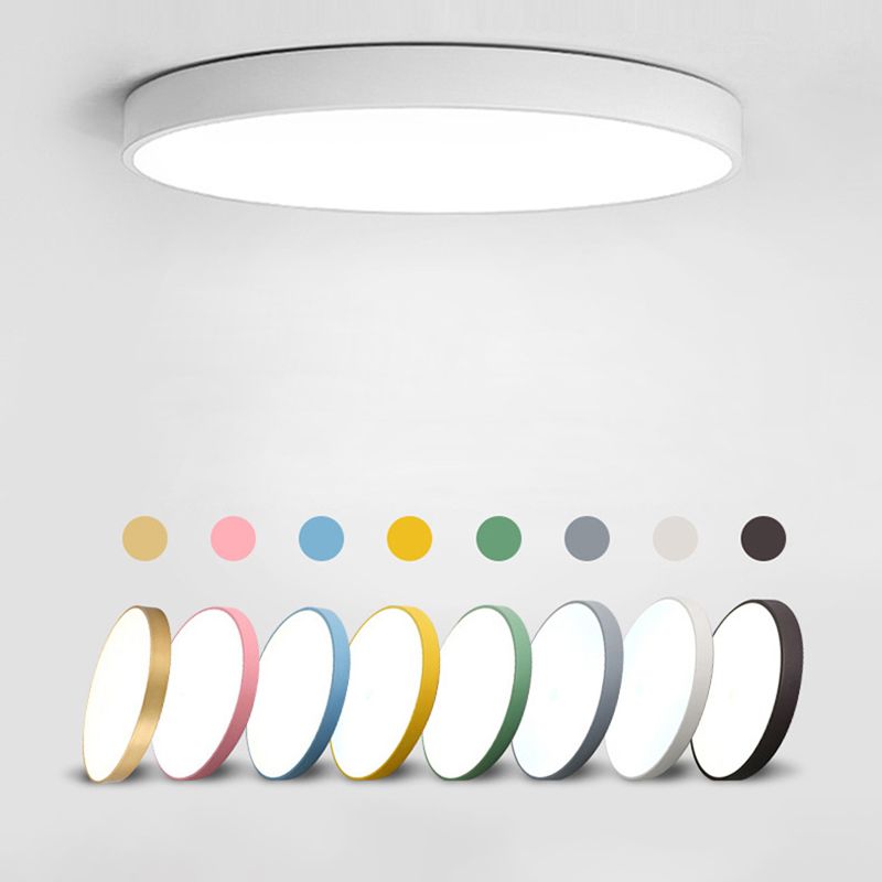 Metal Geométrico Nivelado De Montaje De Iluminación Techo Techo De Iluminación Estilo Moderno 1-Luz De Descarga De Luz