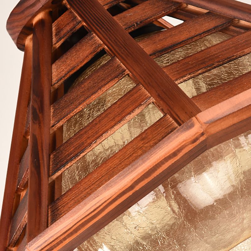 Assayage d'éclairage suspendu en bois moderne pour le café Room