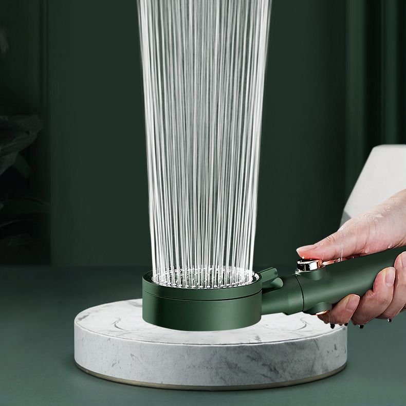 Contemporary Handheld Shower Head High Flow 4-Spray Patterns Wall-Mount Showerhead