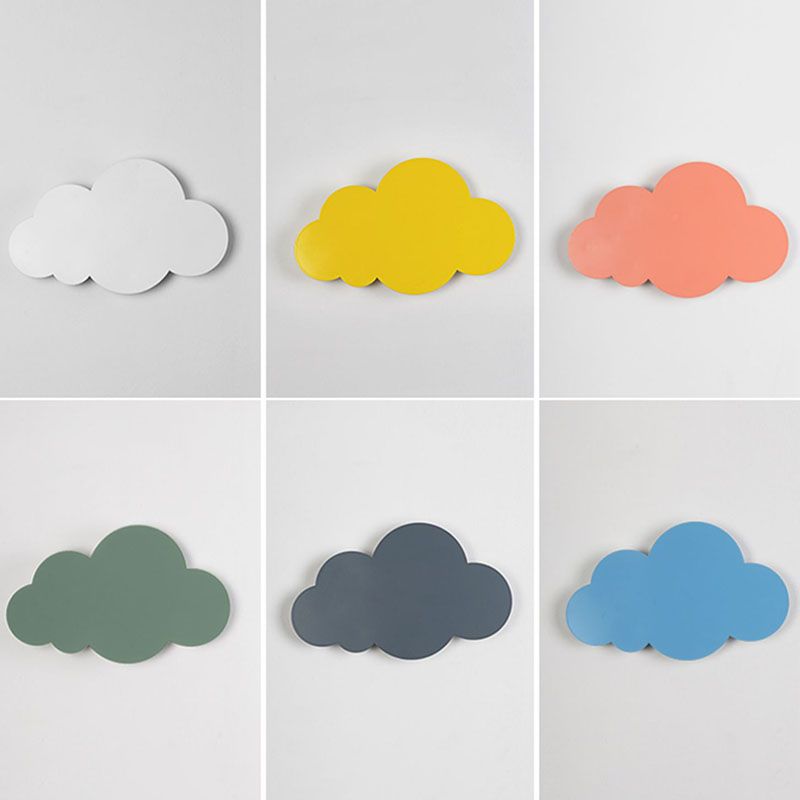 Bambini nuvol ombra a parete montata in ferro battuto con le luci delle pareti per la stanza dei bambini
