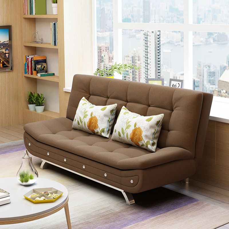 Contemporary Tight Back Sofa 35.43"High Armless Sofa for Apartment