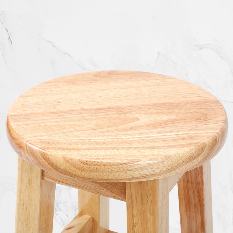 Modern Style Bar Stool Solid Wood Counter Stool for Dining Room