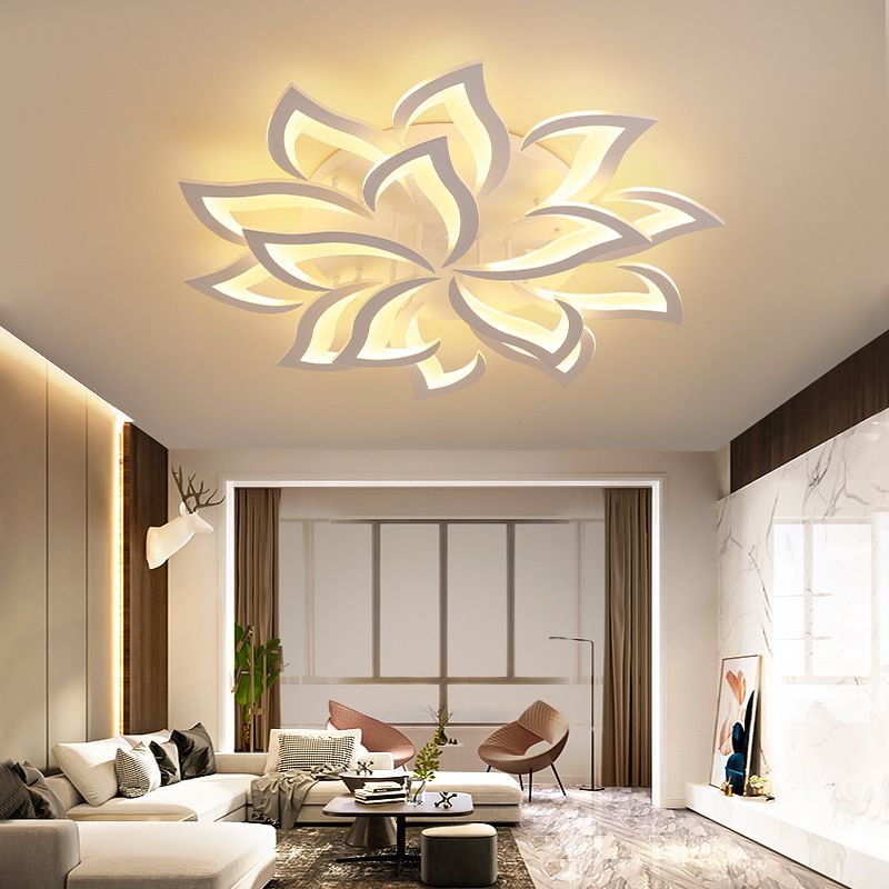 Modern Unique Shape Flush Mount Ceiling Fixture Flush Ceiling Lights for Dining Room