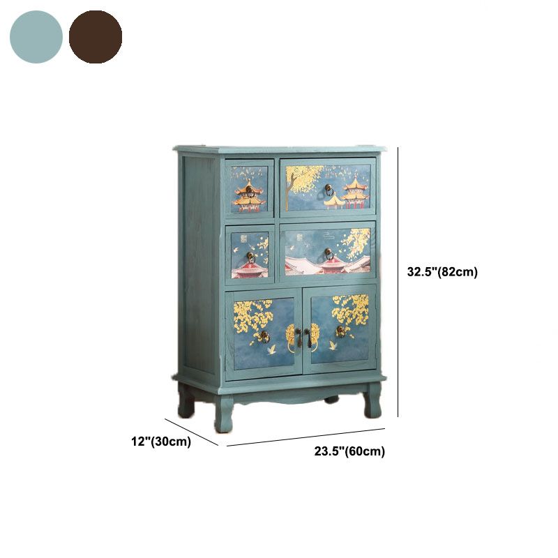 11.81-inch Width Storage Chest Traditional Solid Wood Dresser