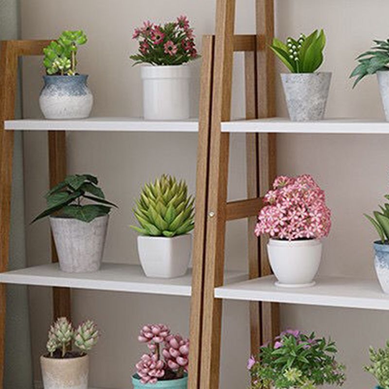 Open Back Bookshelf Scandinavian Style Bookcase for Study Room and Office