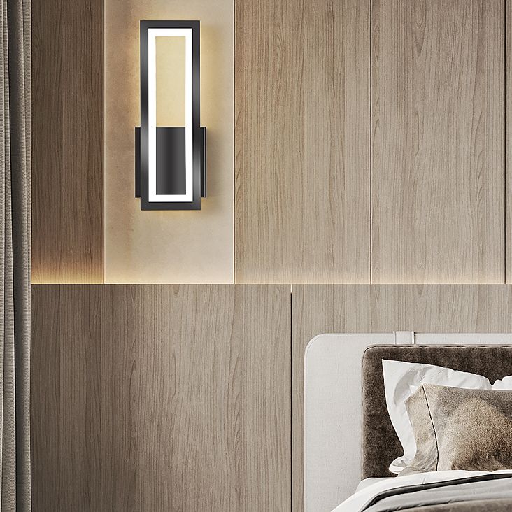 Rechthoekige wandverlichting armaturen moderne minimalistische stijl acryl wandlicht