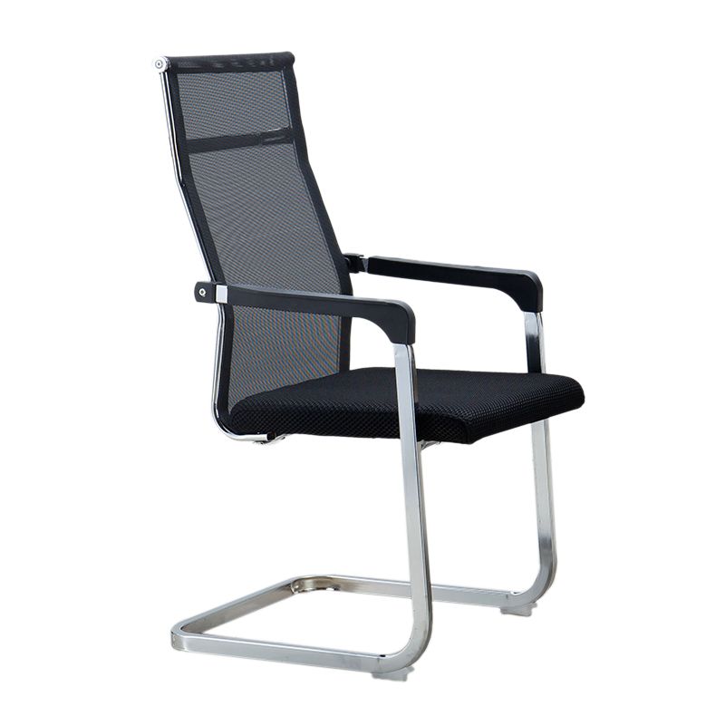 Medium/High Back Office Chair Metal Leg Mesh Back Sponge Cushion Office Chair