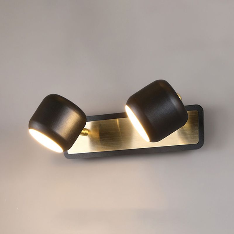 Nordic Style Vanity Light Cylinder Shape Vanity Lamp with Aluminum Shade for Bedroom