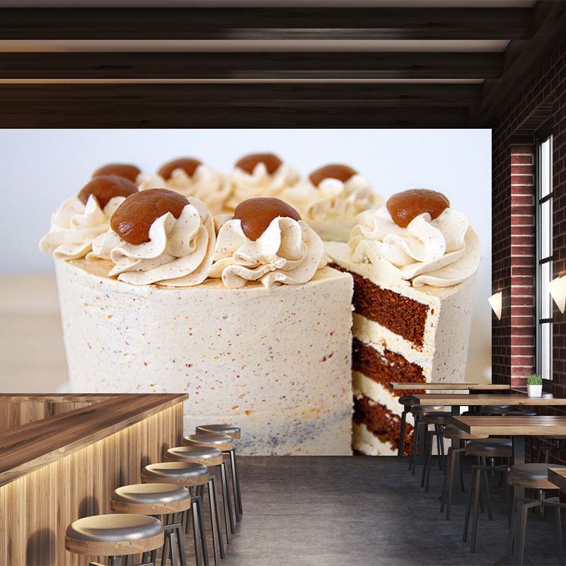 Cake Shop Mural Decal Modern Decorative Moisture Resistant, Customized Size