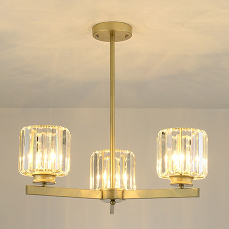 Lichte moderne luxe stijl verticale hanger verlichtingsarmaturen kristal hanglampje