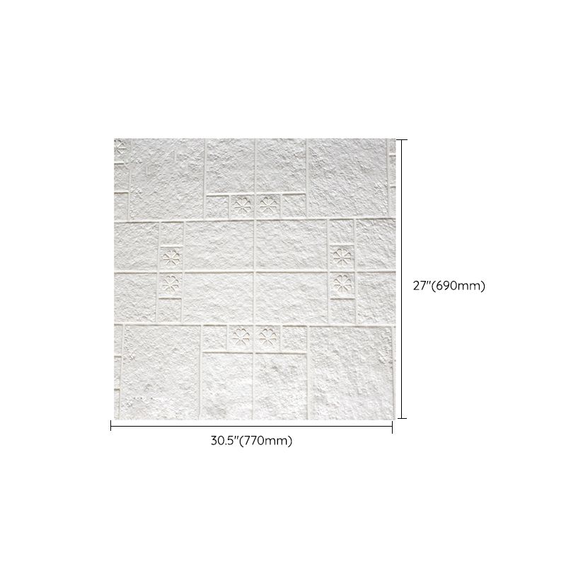Modern Wall Paneling Peel and Stick Waterproof 3D Print Wall Panel