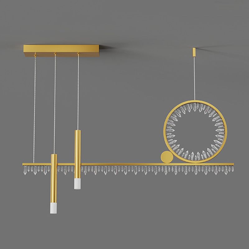 Modernism 4-Light Kitchen Island Lighting LED Island Pendant Lighting