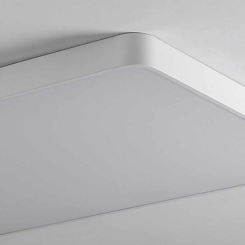 Lámpara de techo LED de geometría empotrada contemporánea para dormitorio