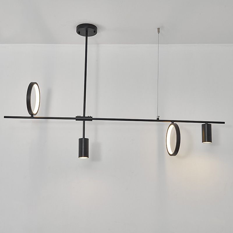 Colgante nórdico de la isla múltiple de la isla de metal múltiple para el comedor