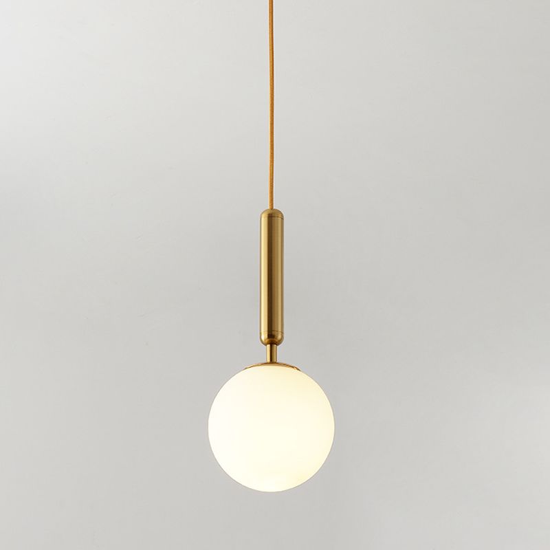 Spherical Hanging Lights Modern Style Glass Hanging Light Fixtures