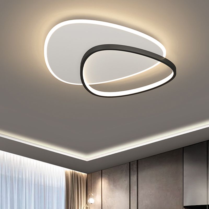 Modern Flush Mount Ceiling Light Acrylic Ceiling Lamp Fixture for Drawing Room