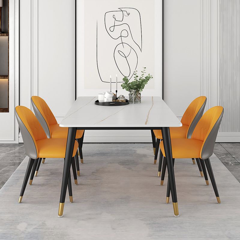 1/4/5/7 Pieces Dining Room Set Contemporary Rectangle Dining Table Set