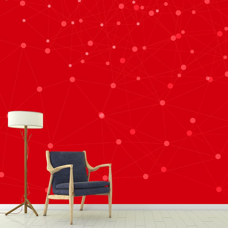 Horizontal Illustration Geometric Patterns Mural Wallpaper Wall Murals for Bedroom