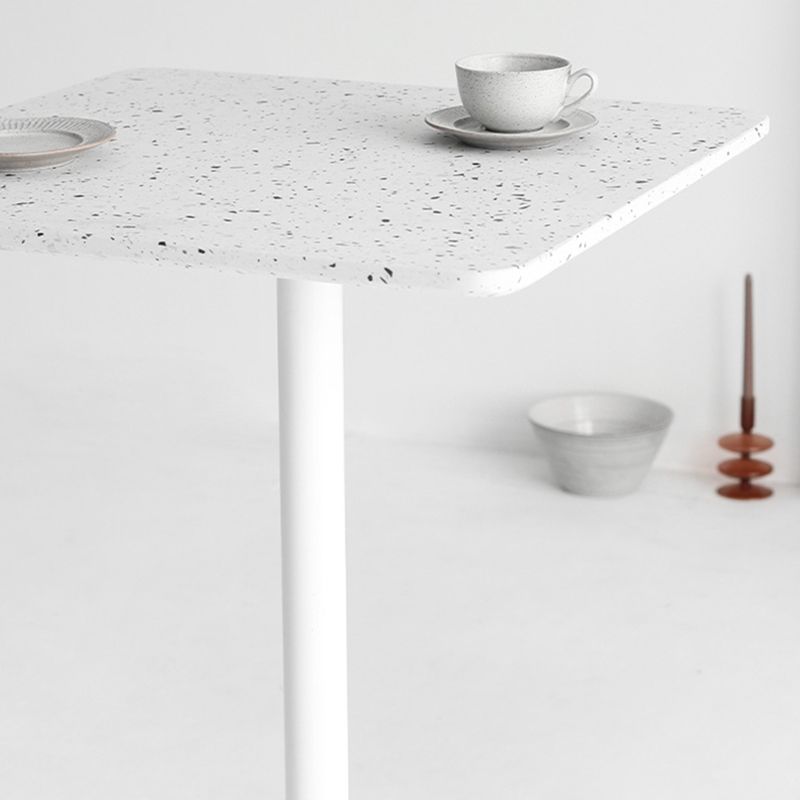 Square and Round  Pedestal Bar Table Modern Outdoor Stone Bar Table