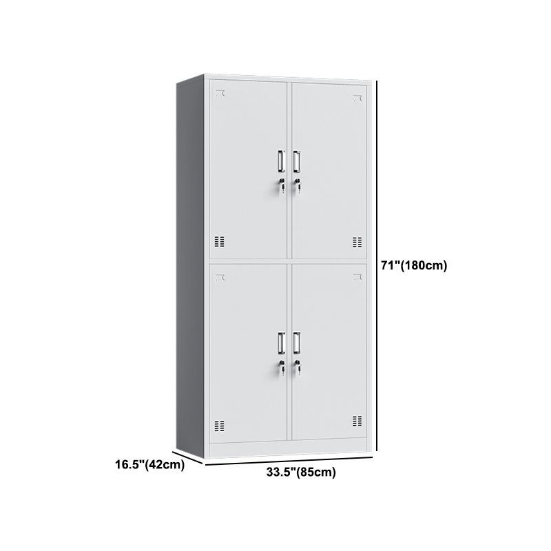 Modern Hinged Wardrobe Closet Metal Wardrobe Armoire for Bedroom